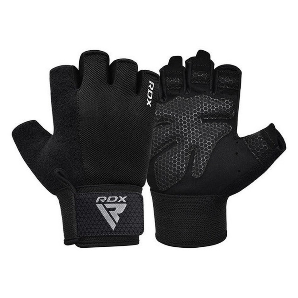 Перчатки для фитнеса W1 Half RDX Inc Limited WGA-W1HB-XL+ Black, XL