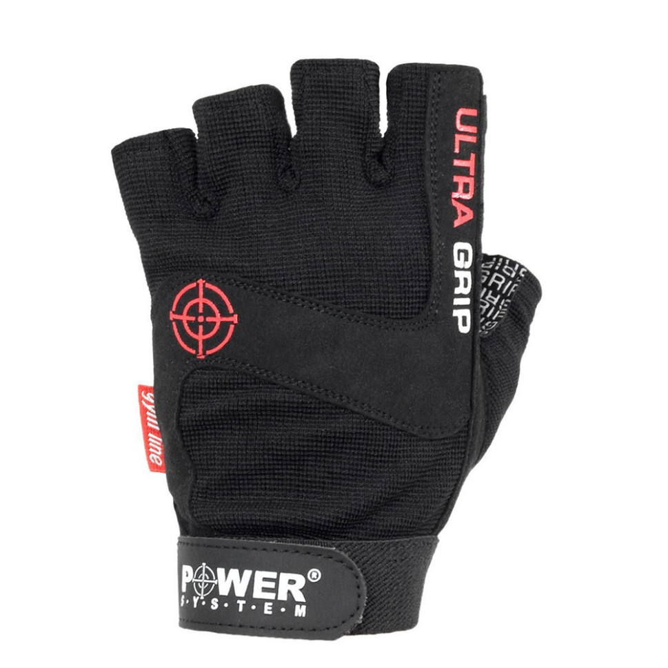 Рукавички для фітнесу Ultra Grip Power System PS-2400_M_Black, M 22 см