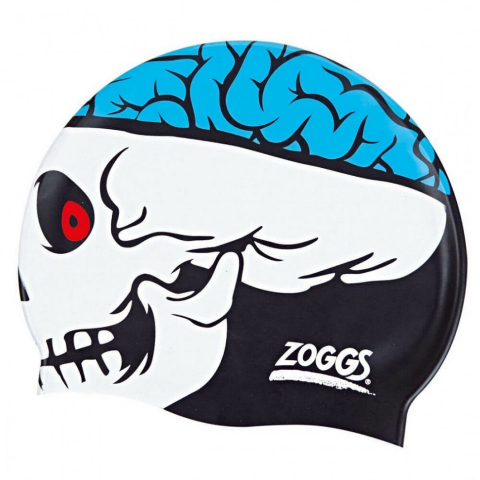 Шапочка для плавания детская Character Silicone Cap Череп Zoggs 465009