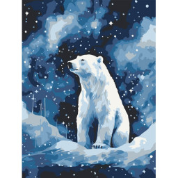 Картина по номерам "Полярный медведь" Art Craft 11698-AC 30х40 см Картина по номерам "Полярный медведь" Art Craft 11698-AC 30х40 см