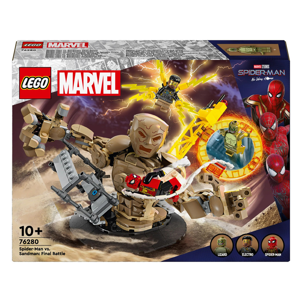 Конструктор Людина-Павук vs. Піщана людина: Реша LEGO 76280, 347 деталей