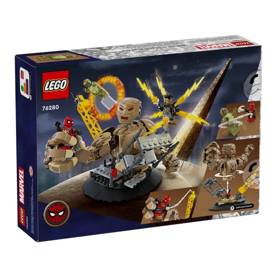 Конструктор Людина-Павук vs. Піщана людина: Реша LEGO 76280, 347 деталей