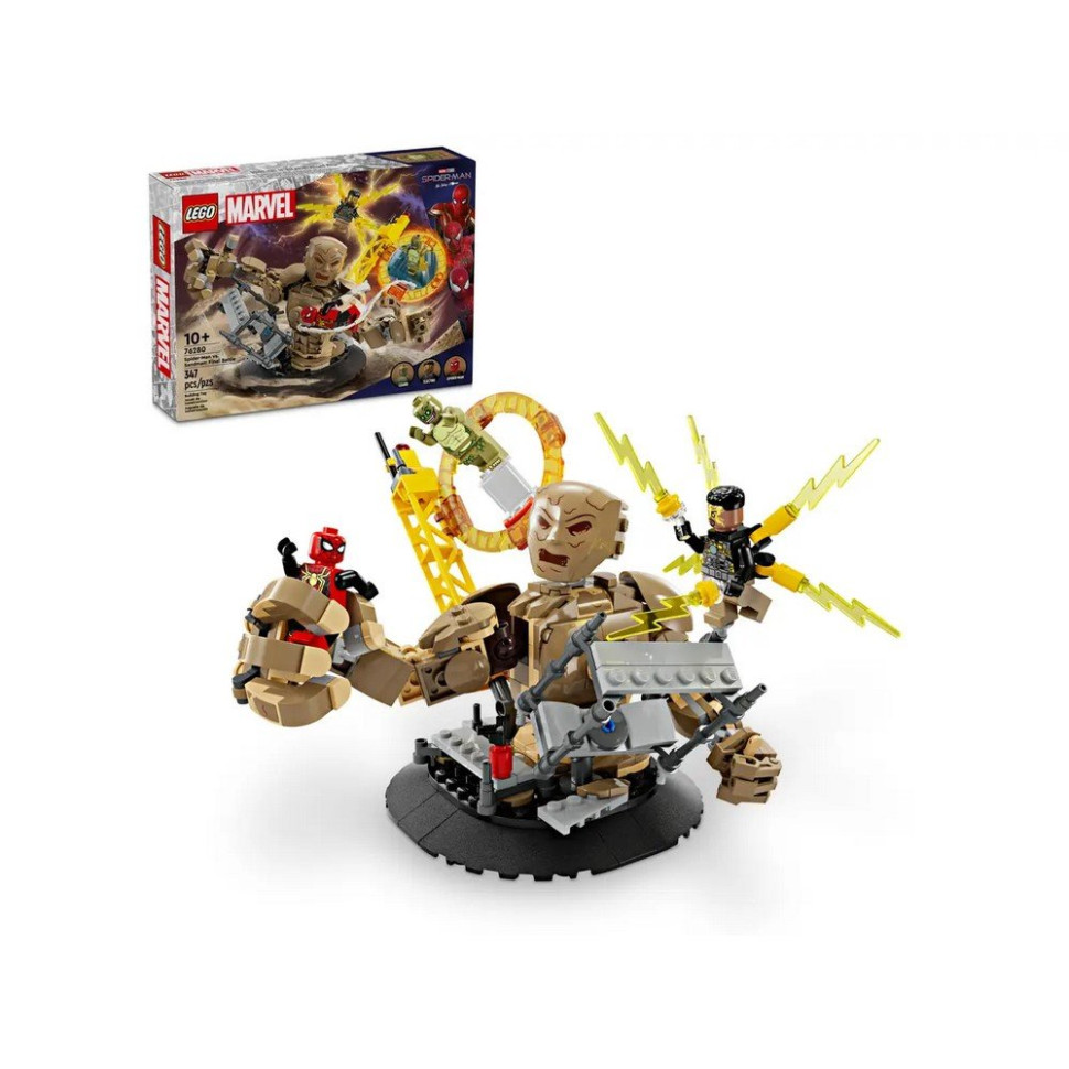 Конструктор Людина-Павук vs. Піщана людина: Реша LEGO 76280, 347 деталей