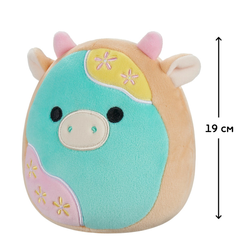 Дитяча м'яка іграшка Пастельна корівка Squishmallows SQER01215, 19 см