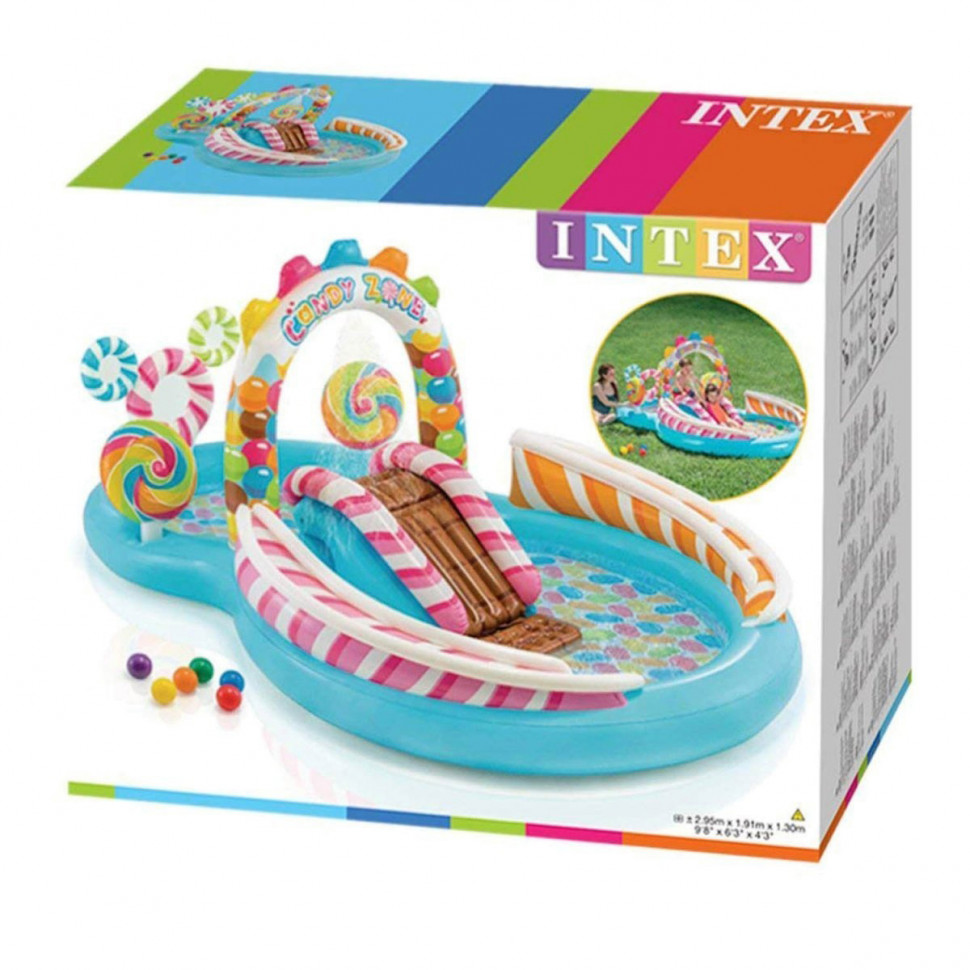 Игровой центр Intex 57149 Бассейн, горка, мячи