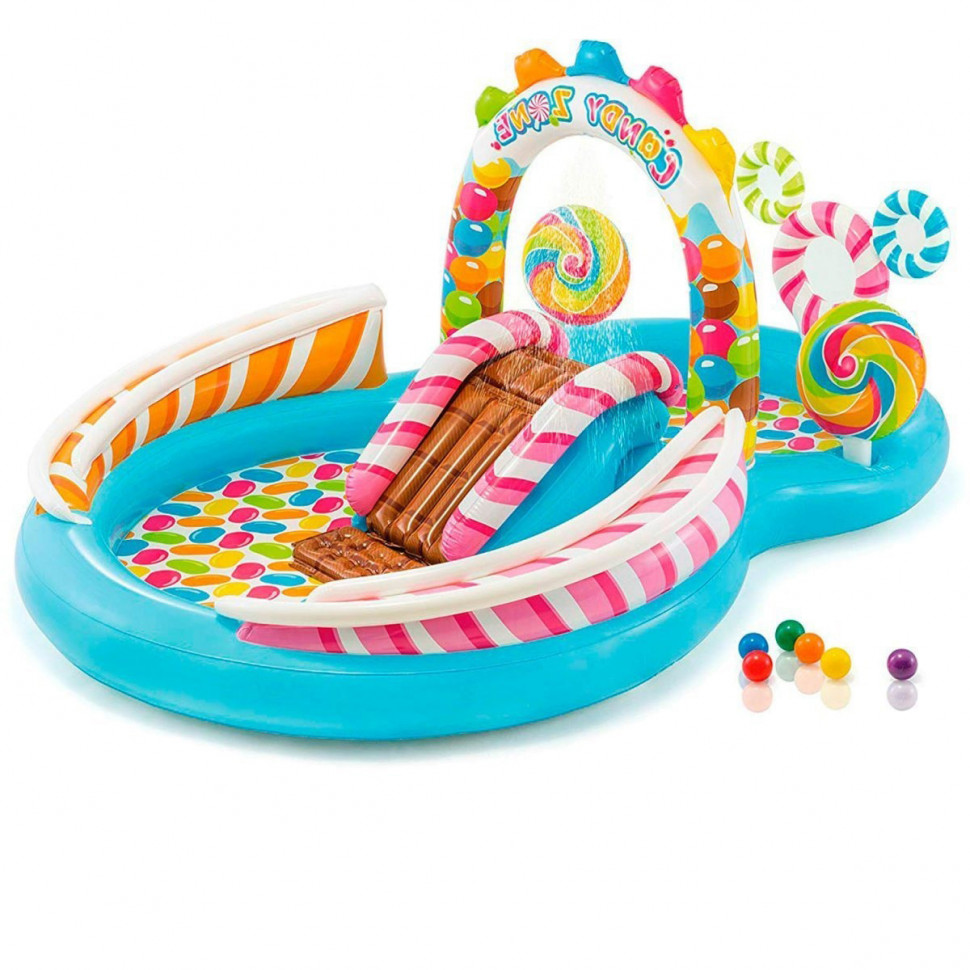Игровой центр Intex 57149 Бассейн, горка, мячи