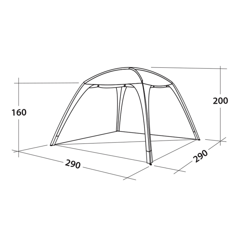 Шатер Day Lounge Easy Camp 929596 Granite Grey (120426)