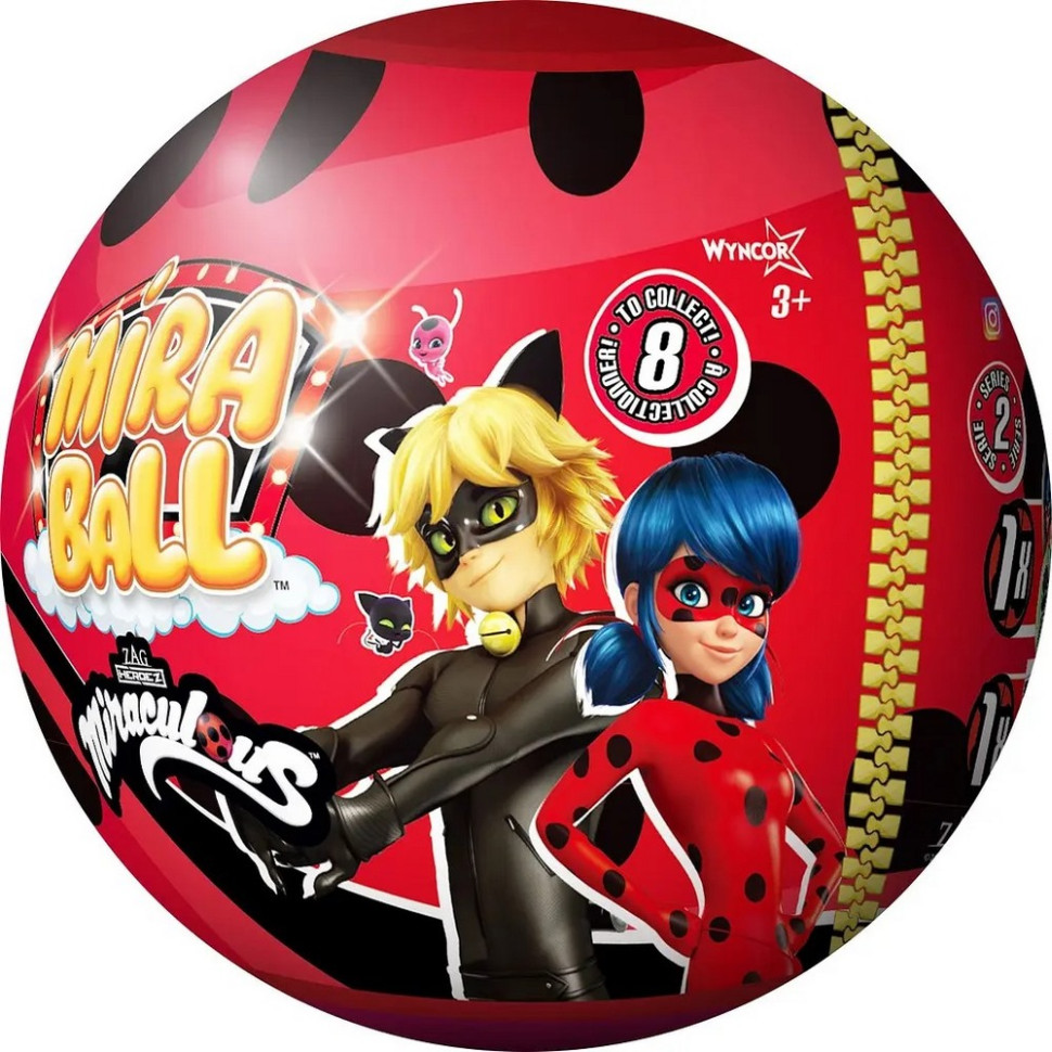 Дитяча м'яка іграшка-сюрприз Miraculous Miraball M14007 в асортименті