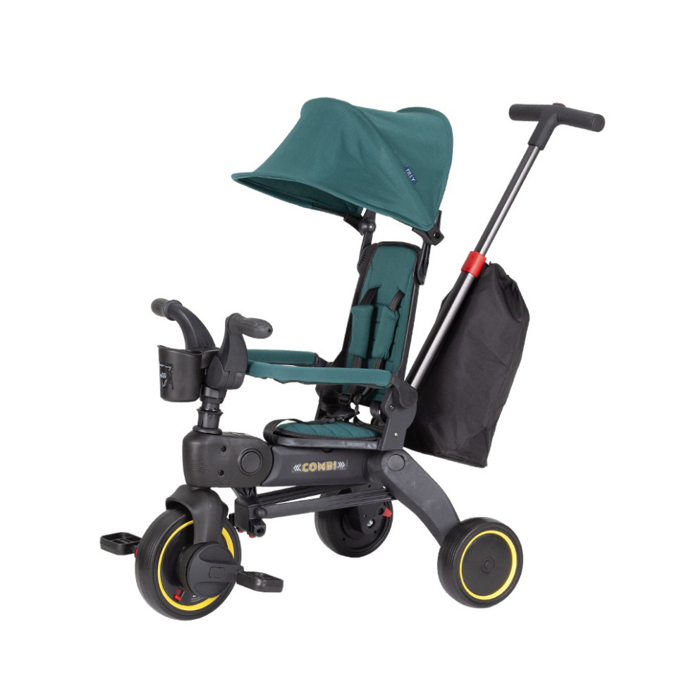 Дитячий триколісний велосипед COMBI Tilly T-392 GREEN, зелений