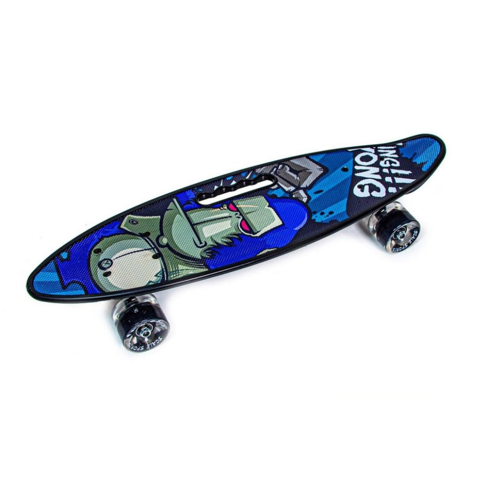 Скейт Penny Board King Kong Scale Sports 373797307 колеса со светом 70 кг