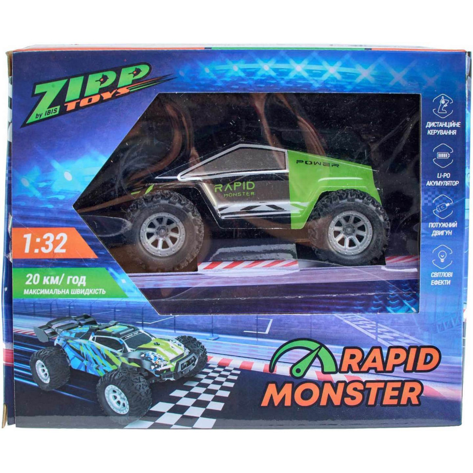 Машинка на радиоуправлении Rapid Monster ZIPP Toys Q12