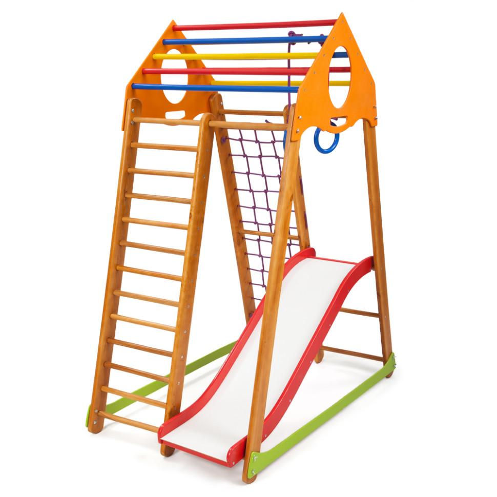 Дитячий спортивний комплекс SportBaby BambinoWood Plus 1 рукохід