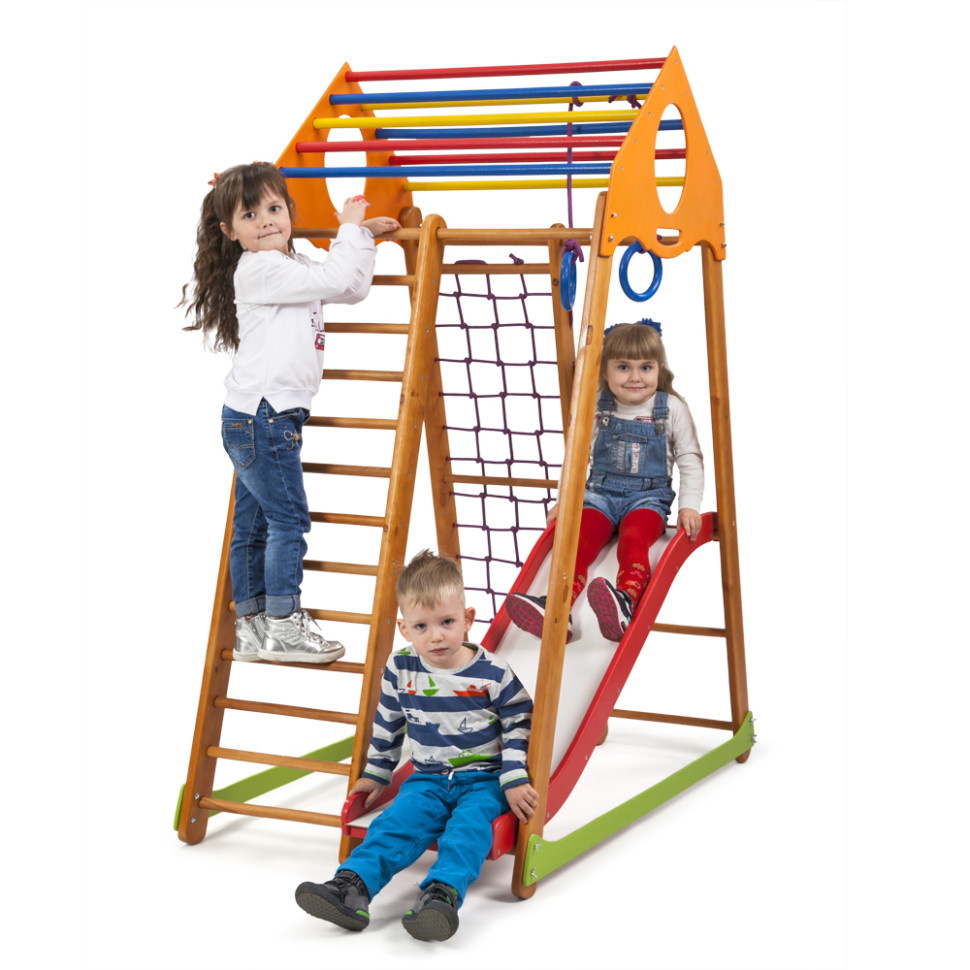 Дитячий спортивний комплекс SportBaby BambinoWood Plus 1 рукохід