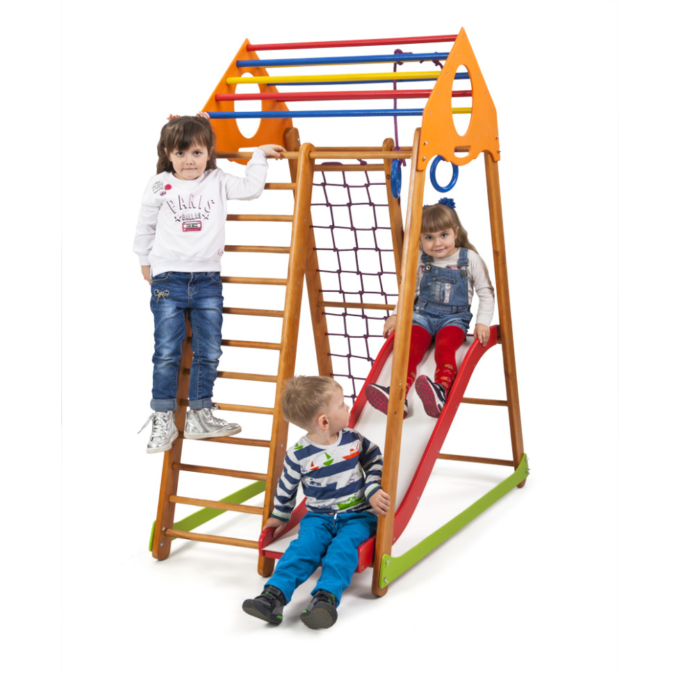 Дитячий спортивний комплекс SportBaby BambinoWood Plus 1 рукохід
