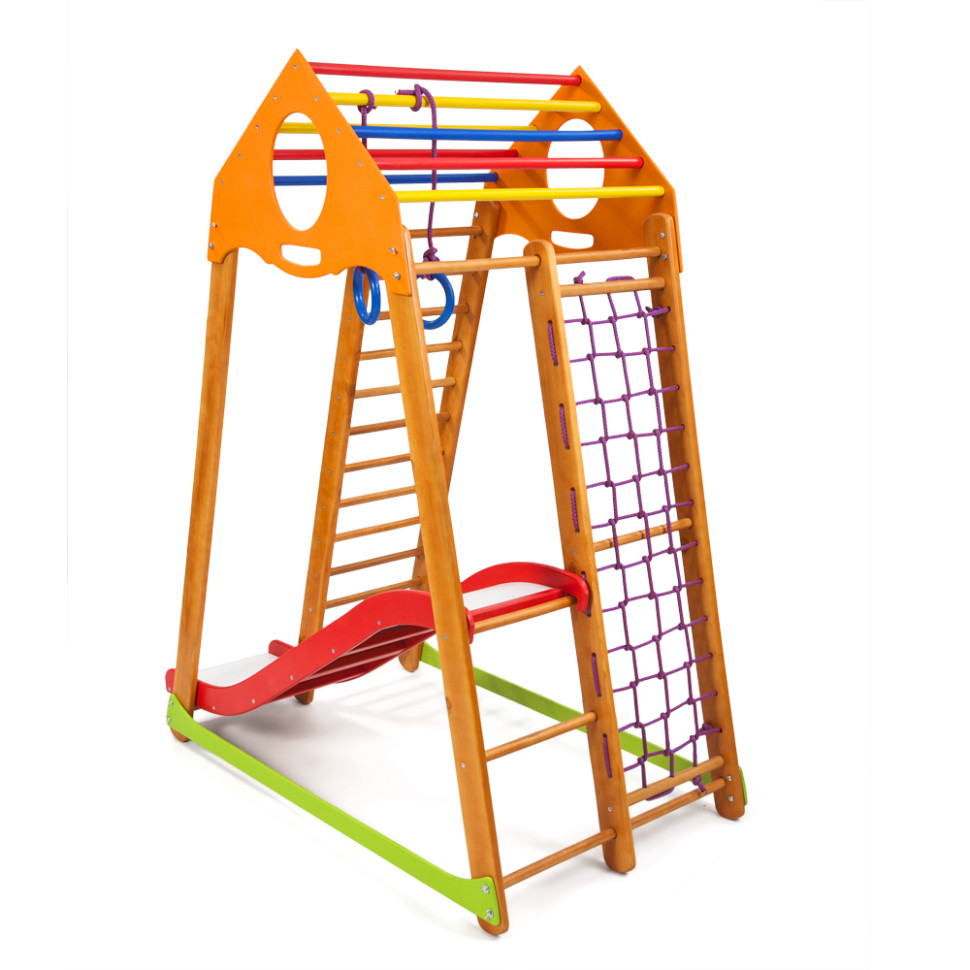 Дитячий спортивний комплекс SportBaby BambinoWood Plus 1 рукохід