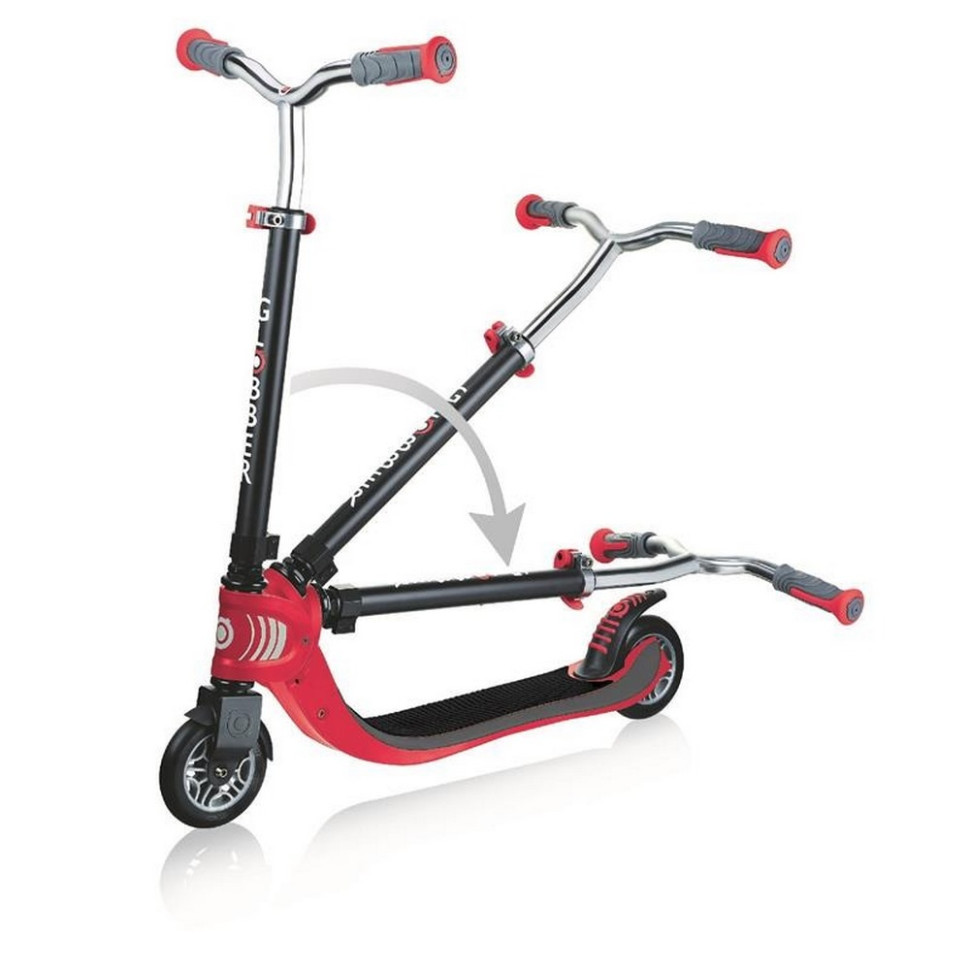 Самокат FLOW FOLDABLE 125 GLOBBER 473-102 чорно-червоний