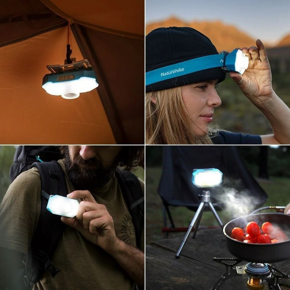 Ліхтар налобний NH18T001-A Naturehike 6927595735138 блакитний