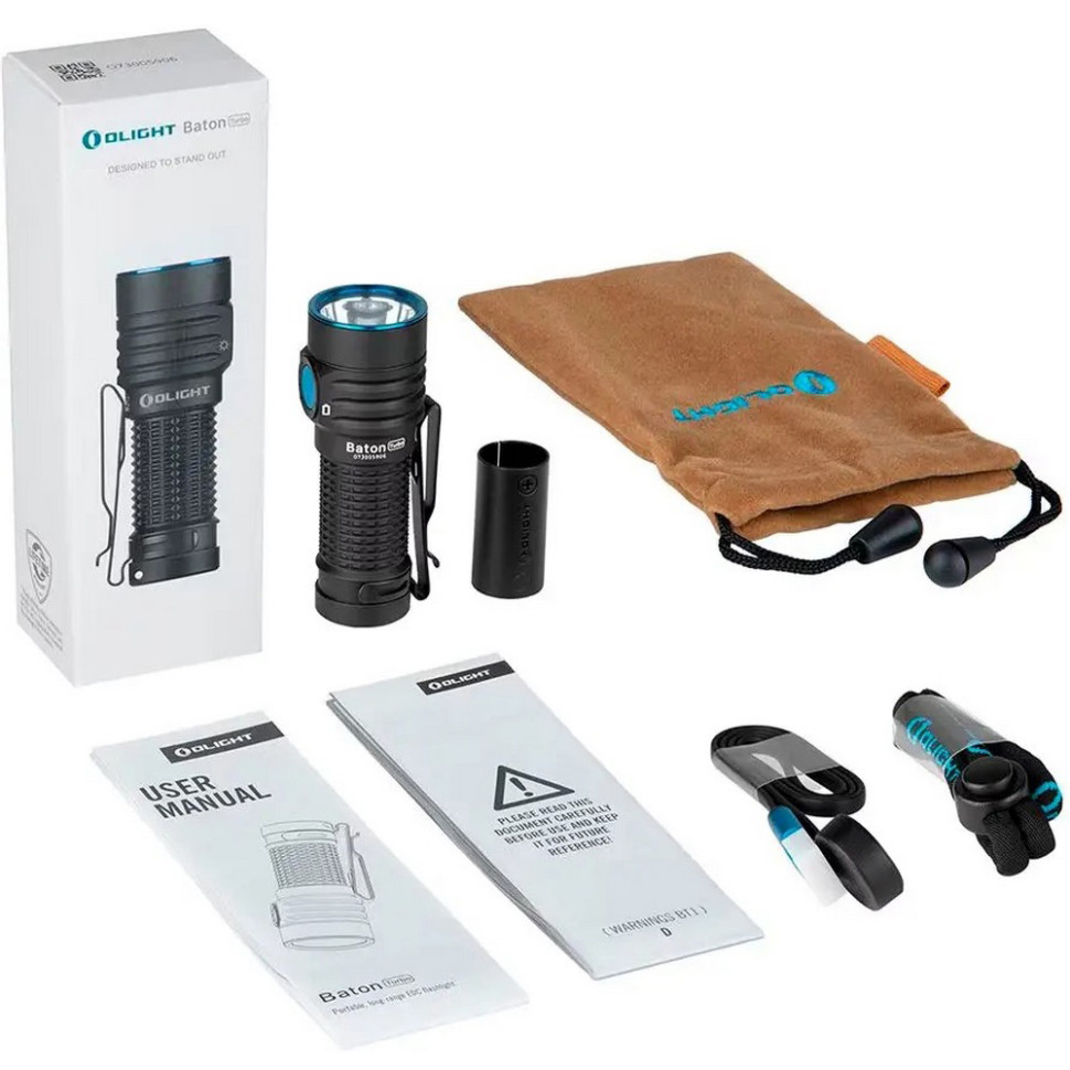 Фонарь Baton Turbo Olight 0.0000.0845 black 1000 люмен