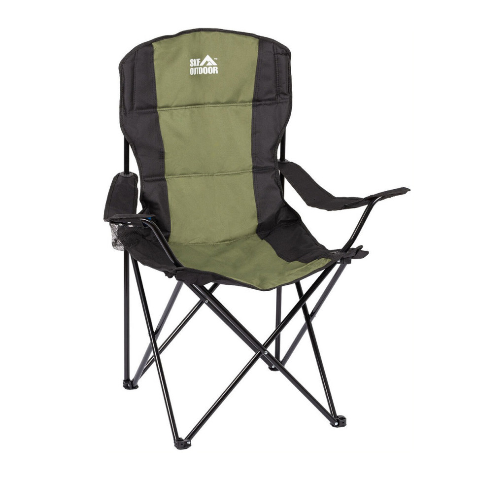 Стілець розкладний Soft Base Skif Outdoor ZF-F001BOL, black/olive