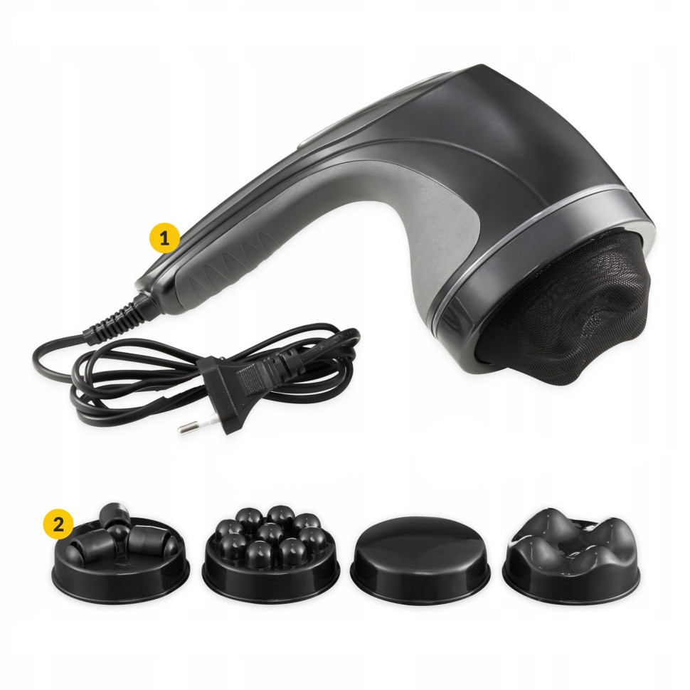 Ручний антицелюлітний масажер для тіла Body Shaping 4 в 1 4FIZJO P-5907739319128 Black