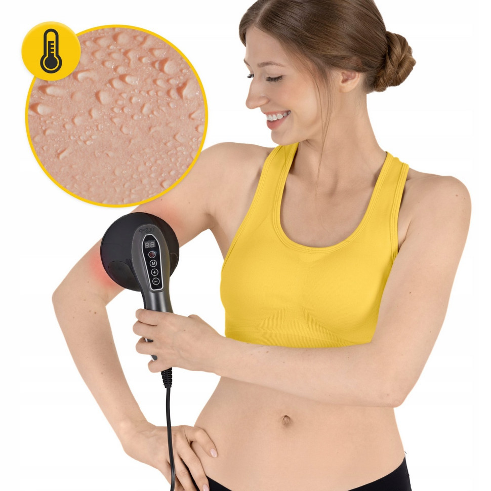 Ручний антицелюлітний масажер для тіла Body Shaping 4 в 1 4FIZJO P-5907739319128 Black