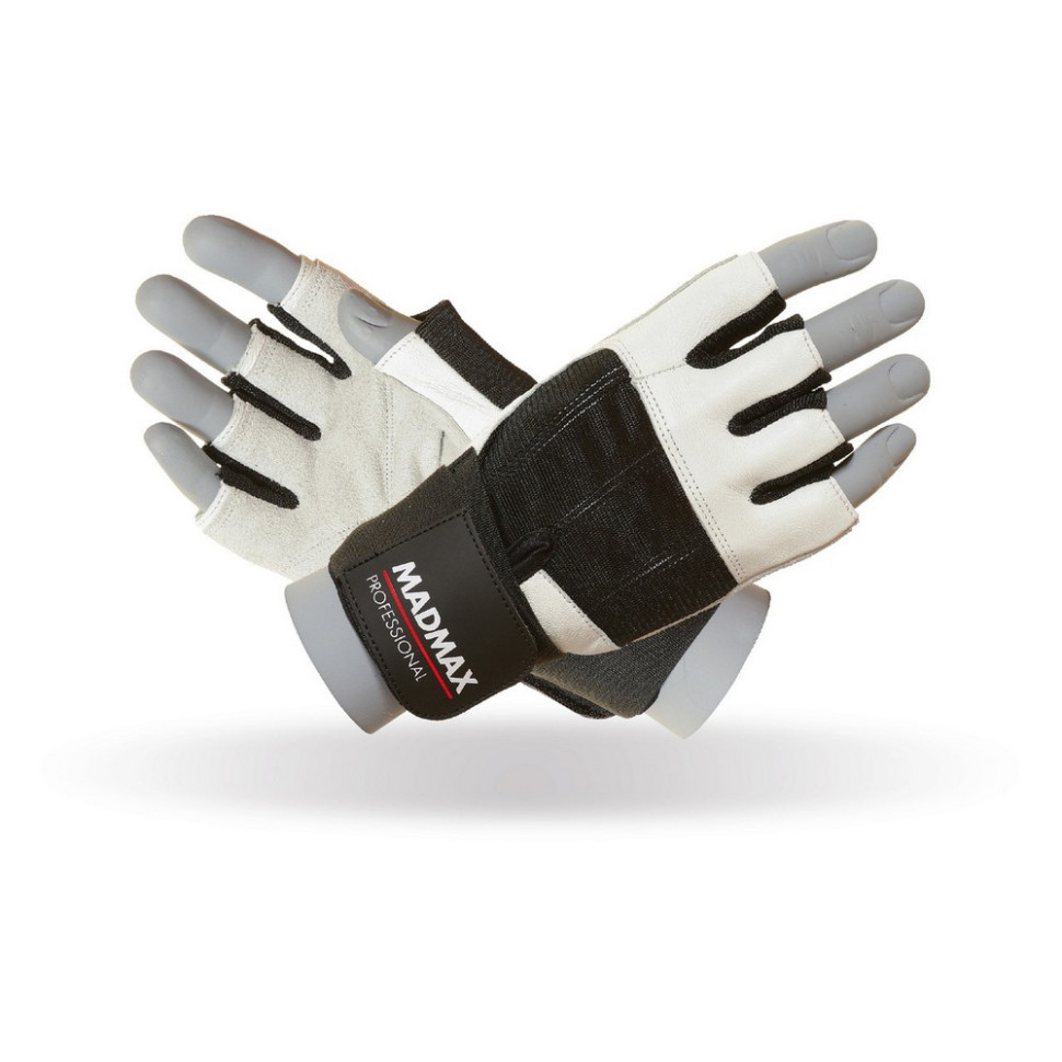 Перчатки для фитнеса Professional MadMax MFG-269-White_XXL, White, XXL