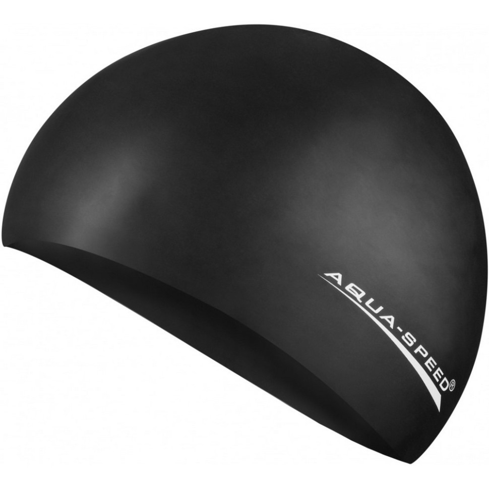 Шапка для плавания SMART 3563 Aqua Speed 103-07 черный, OSFM