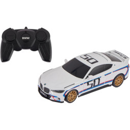 Машинка на радиоуправлении BMW 3.0 CSL Rastar 92900 white, машстаб 1:24