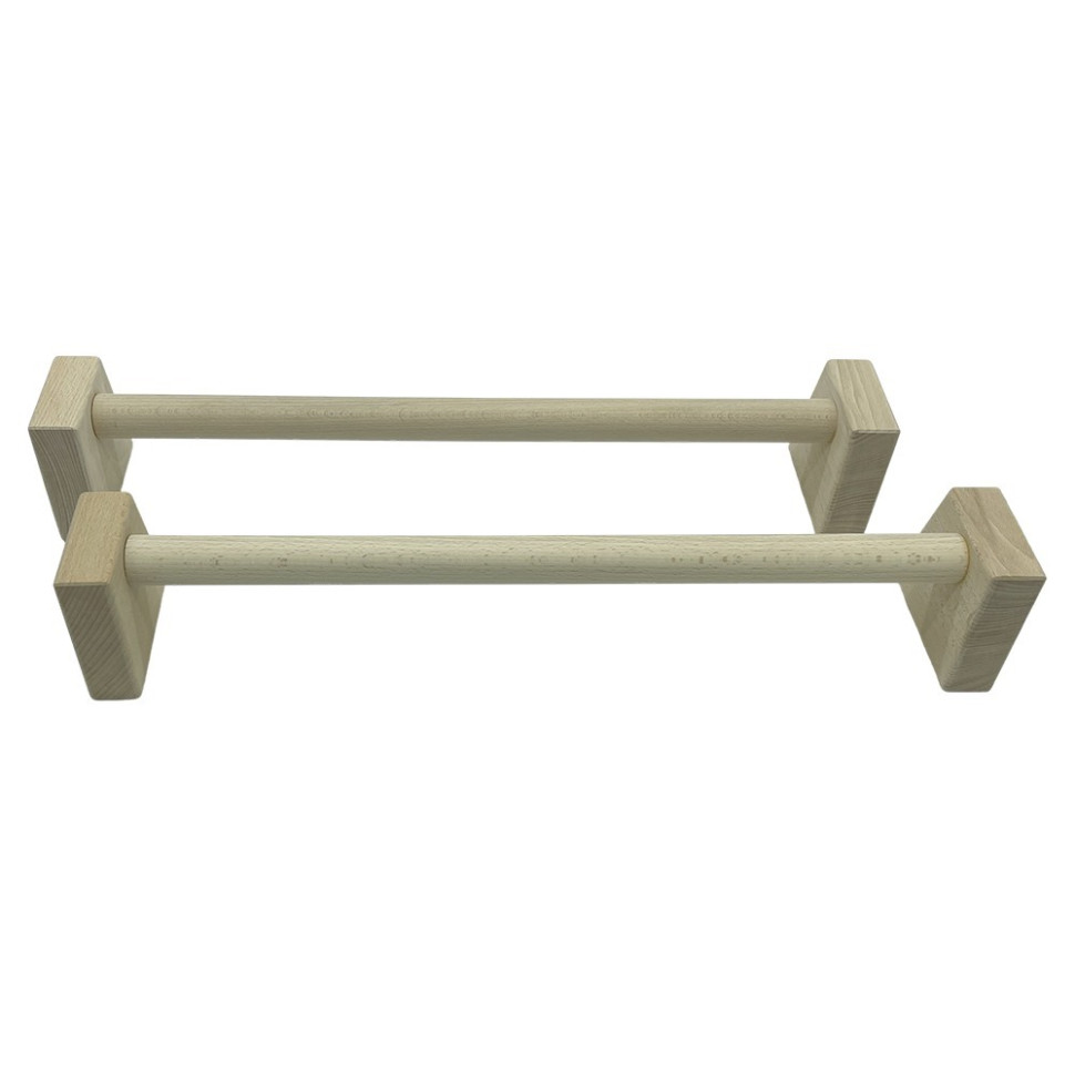 Паралетси, упори для віджимання дерев'яні Wood Gym Push Up Newt NE-WD-60 з бука 50 см 2 шт