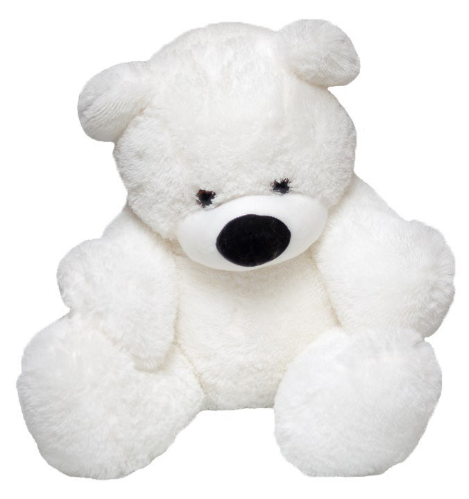 М'яка іграшка Alina Toys великий ведмедик Бублик 140 см білий 5784705ALN