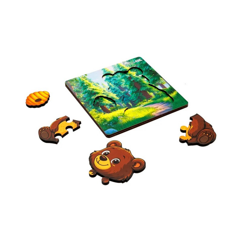 Дерев'яний пазл-вкладиш 