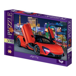Пазл класичний "Нічне місто" Danko Toys C500-15-01, 500 елементів
