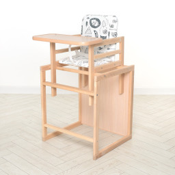 Стульчик для кормления Bambi Quest белый, трансформер, 2-х точечные ремни, белый Стульчик для кормления Bambi Quest белый, трансформер, 2-х точечные ремни, белый