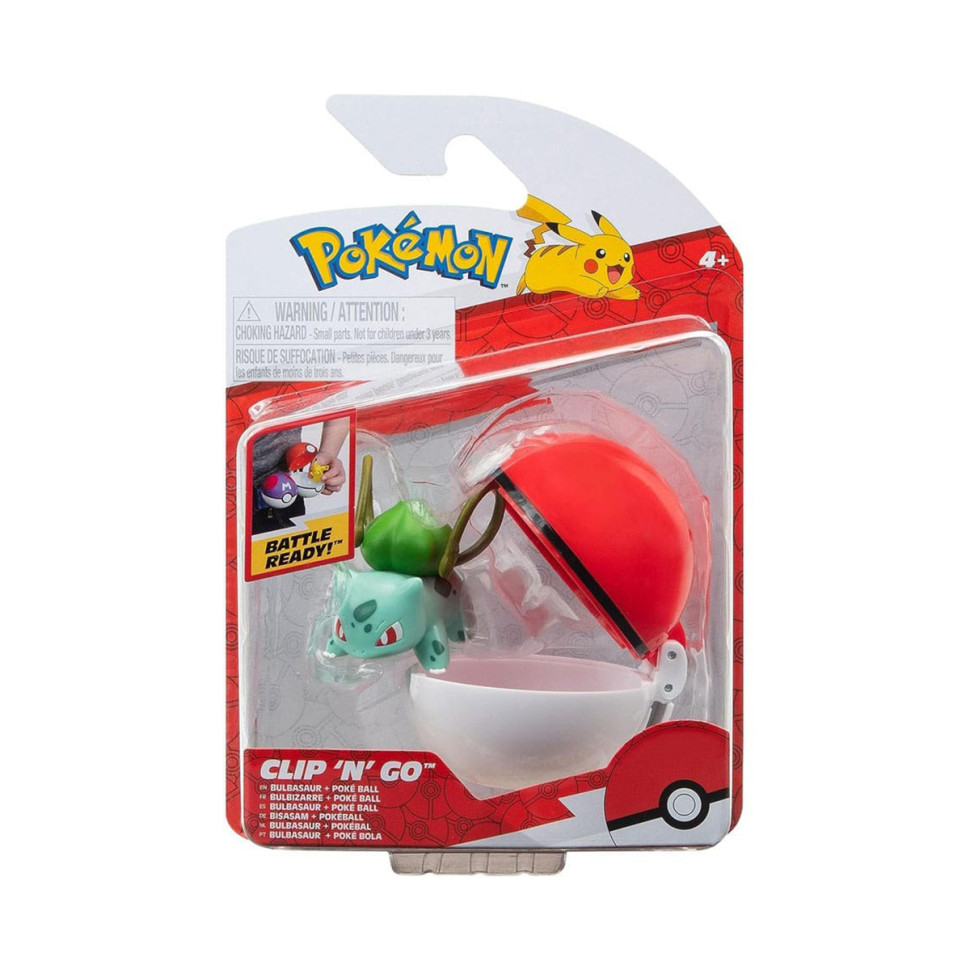 Ігровий набір Бульбазавр у покеболі Pokemon W15 PKW3142 ігрова фігурка, покебол