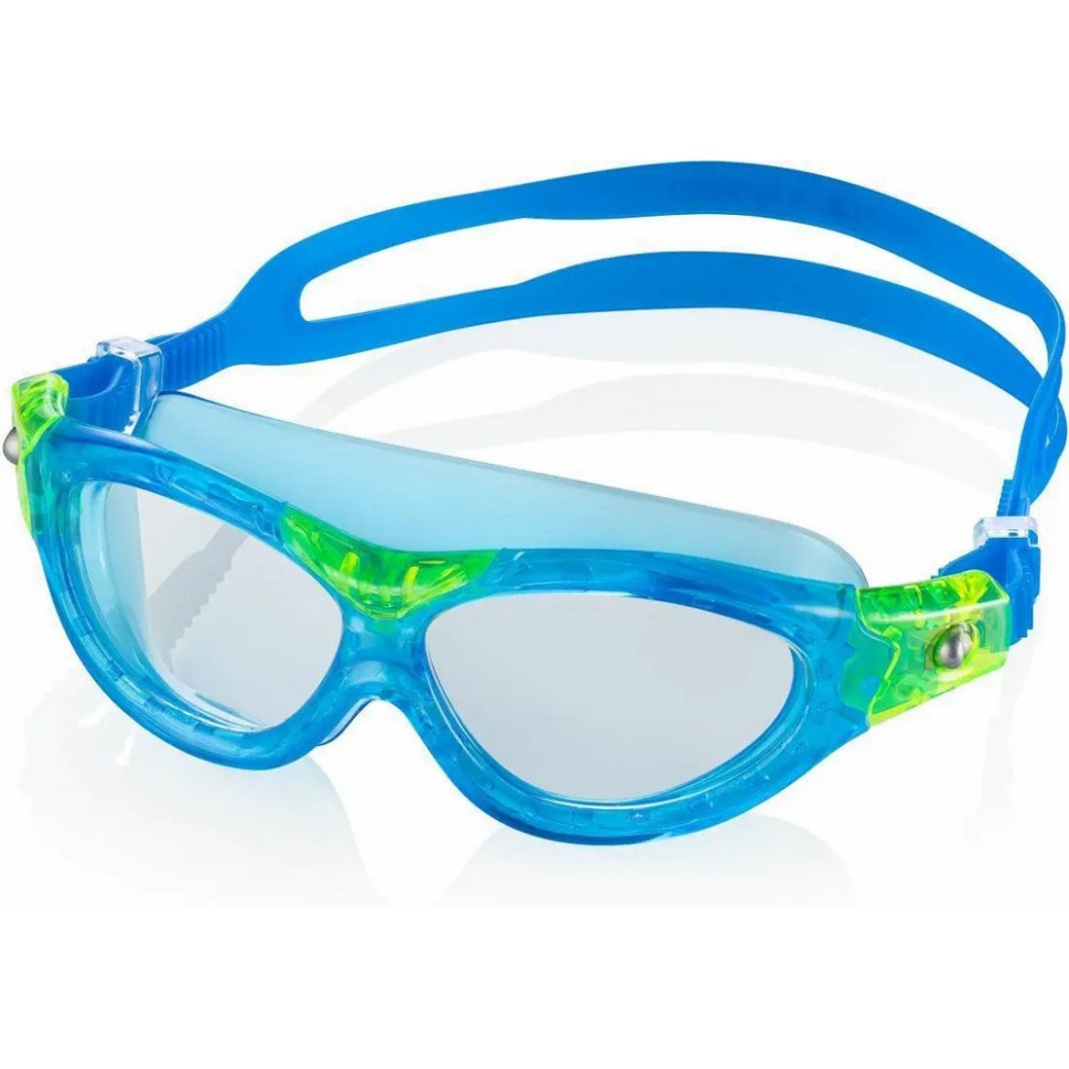 Очки для плавания MARIN KID 9020 Aqua Speed 00000022257 голубой, зеленый, OSFM