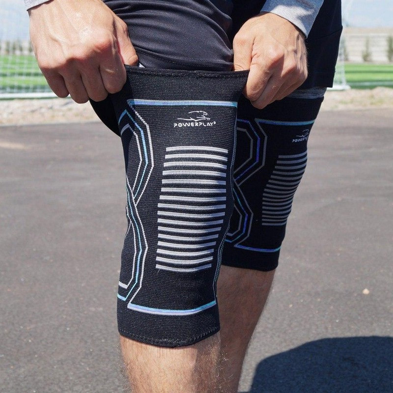 Наколенники спортивные PP-4099 Knee Support PowerPlay PP_4099_L/XL_Bl/Blue, L/XL