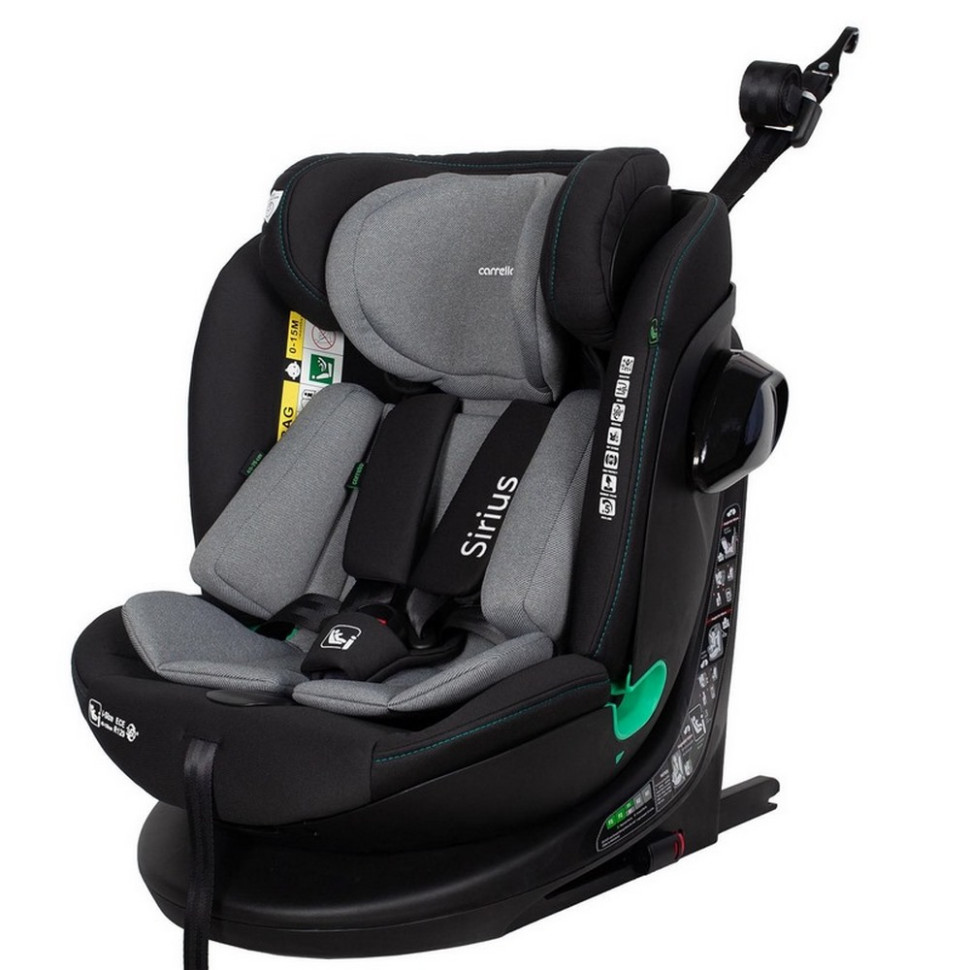 Автокрісло дитяче Sirius Carrello CRL-8808 Sky Grey, i-Size 40-150 см ISOFIX