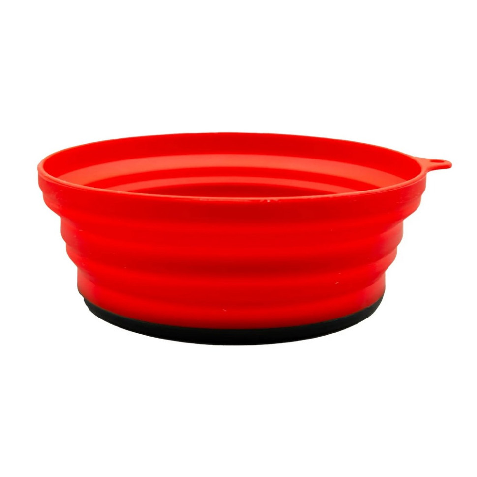 Тарілка силіконова з пластиковим дном TRAMP UTRC-123-terracota 550 мл 