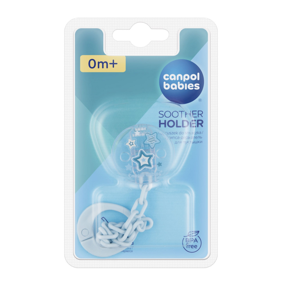 Цепочка к пустышке Newborn Baby Canpol babies 10/877_blu голубой