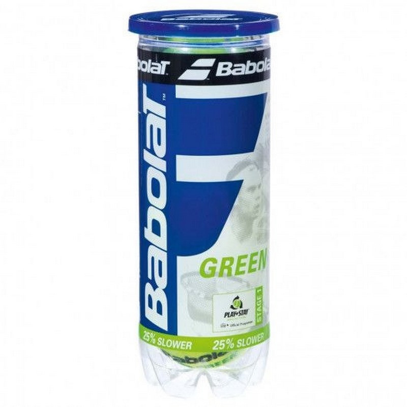 М'ячі для великого тенісу Green x 3 Babolat 501034-113-501066-113, 3 шт
