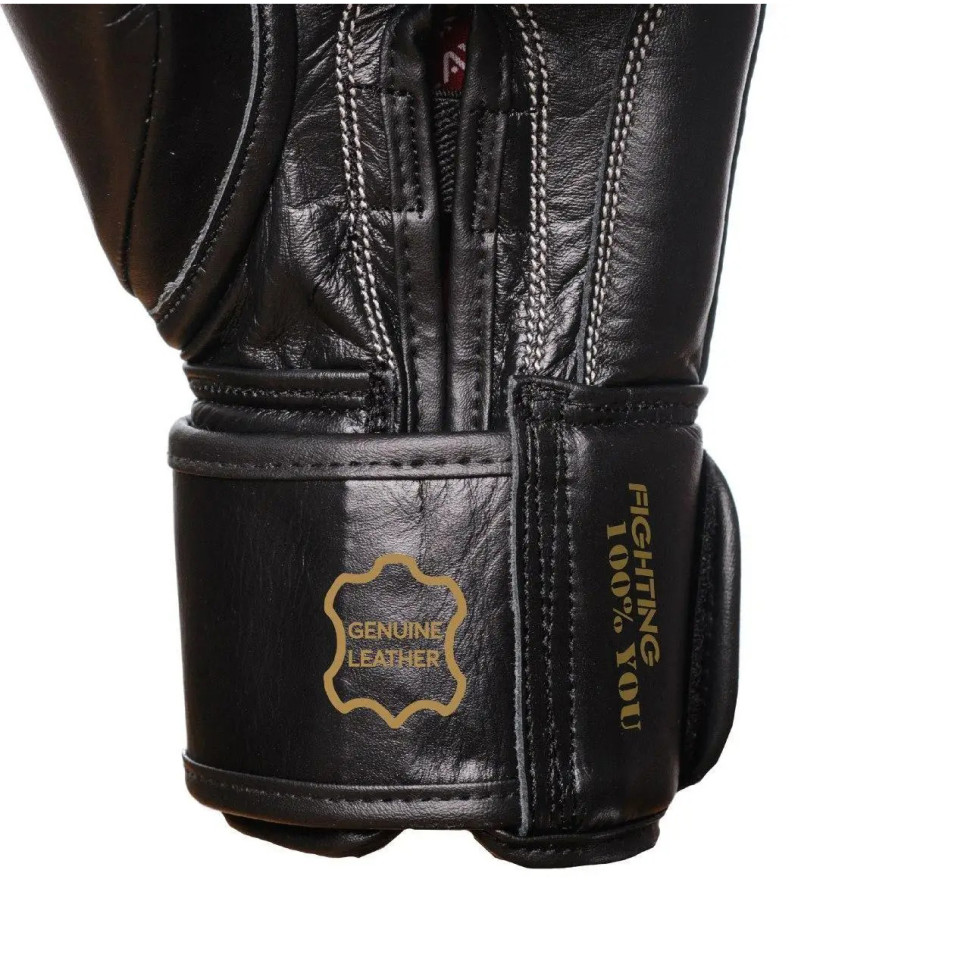 Боксерські рукавиці Indiana PowerPlay PP_3014_10oz_Black, Чорні (натуральна шкіра) 10 унцій