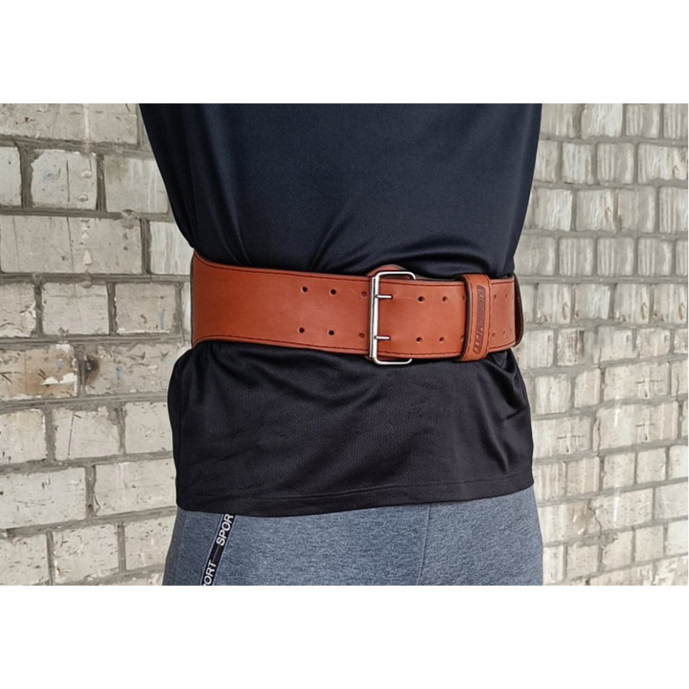 Пояс атлетический DeciBelt EasyFit EFTB-BR4XL коричневый 4XL