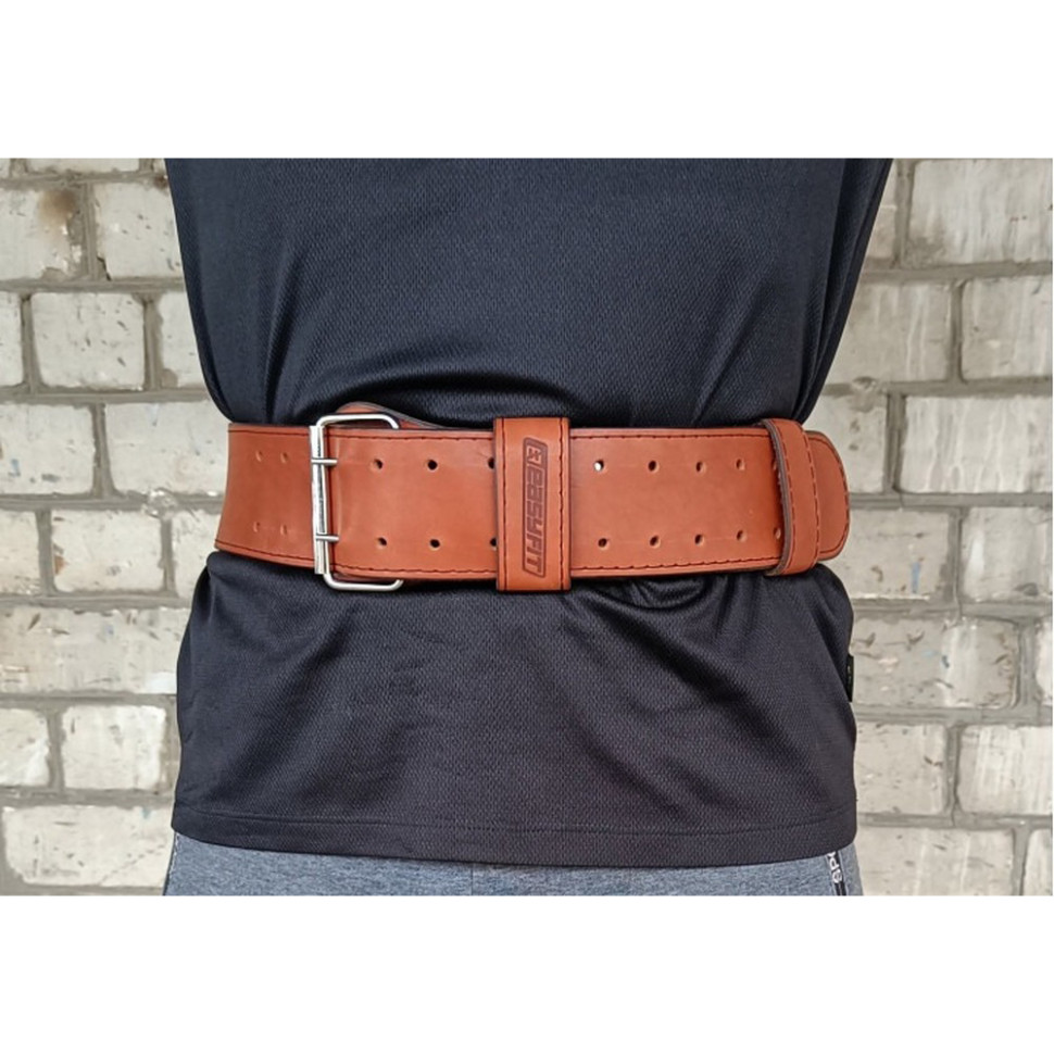 Пояс атлетический DeciBelt EasyFit EFTB-BR4XL коричневый 4XL