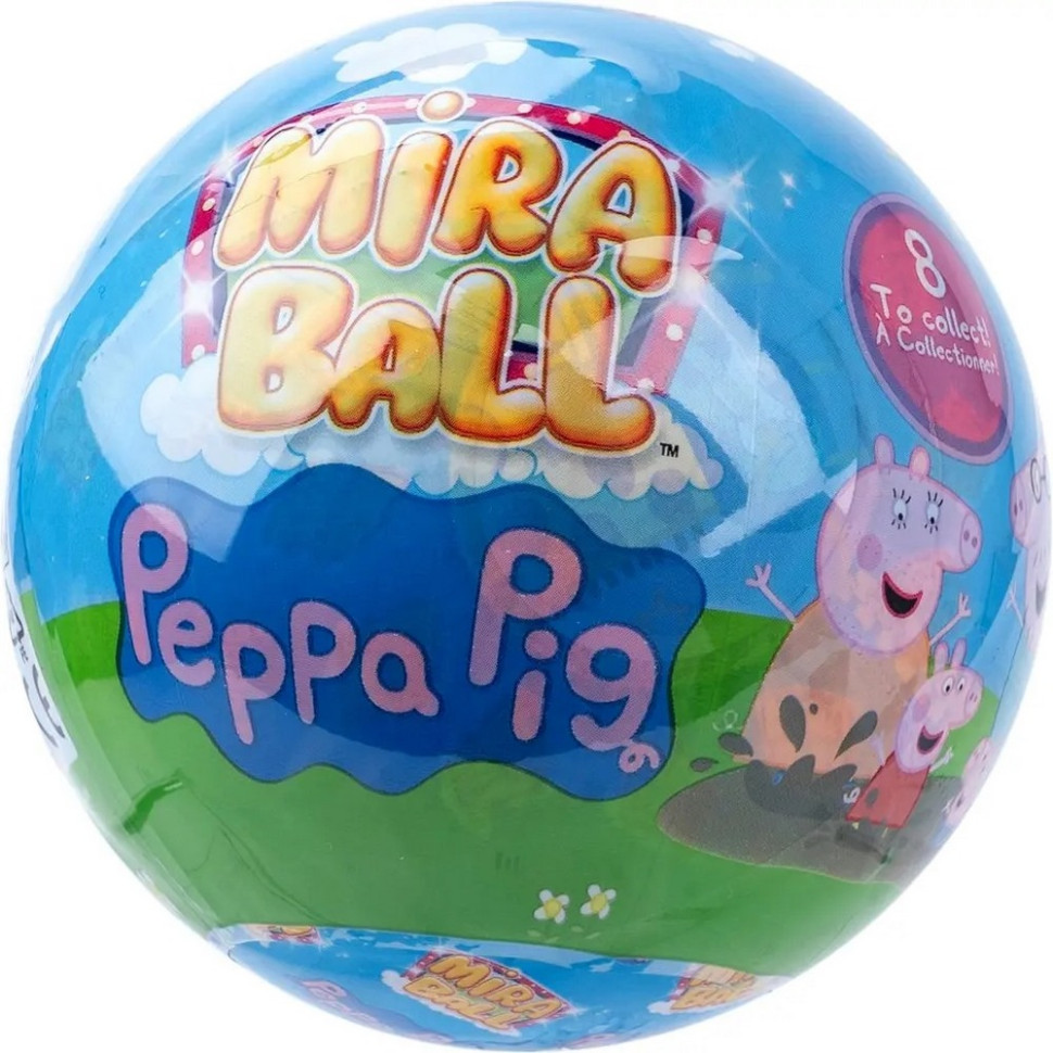 Дитяча м'яка іграшка-сюрприз Peppa Pig Miraball M14159 в асортименті