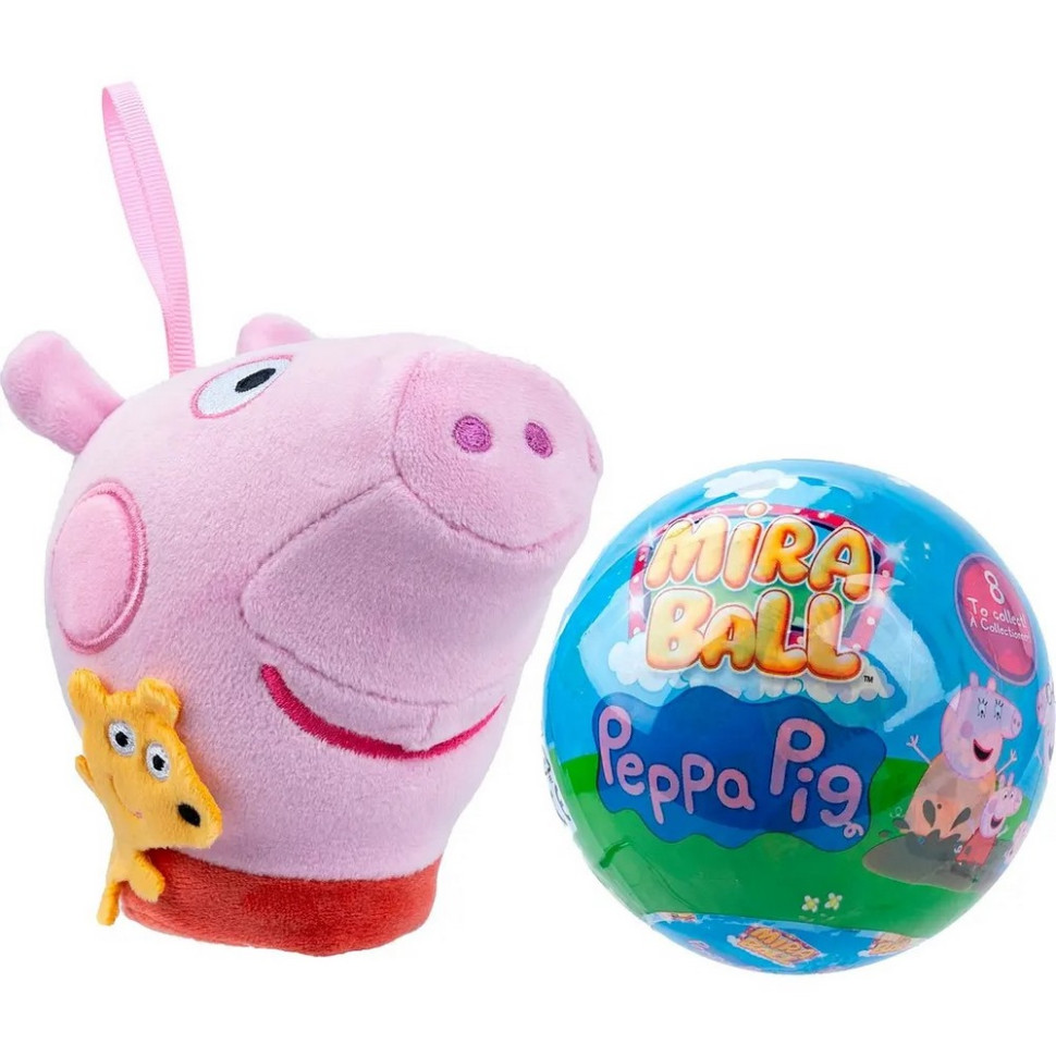 Дитяча м'яка іграшка-сюрприз Peppa Pig Miraball M14159 в асортименті