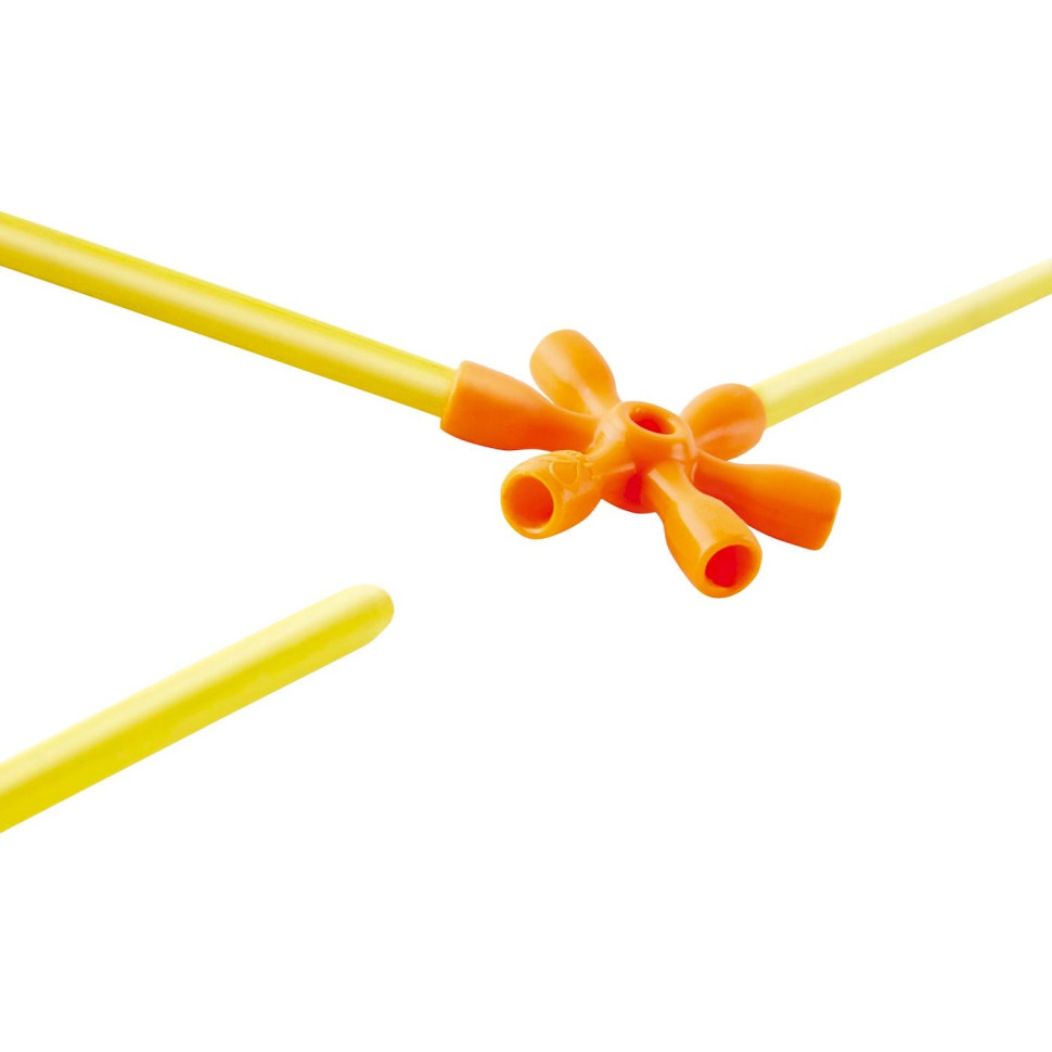 Конструктор Flexistix Кран Hape E5562, 94 детали, бамбуковый