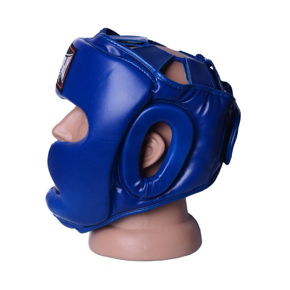 Боксерский шлем тренировочный PowerPlay PP_3043_L_Blue, L