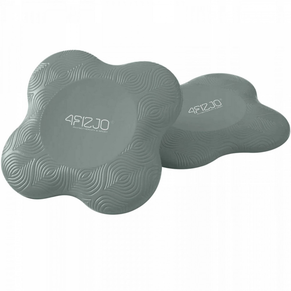 Підставки під коліна і лікті для йоги 4FIZJO P-5907739315366 Grey 2 шт