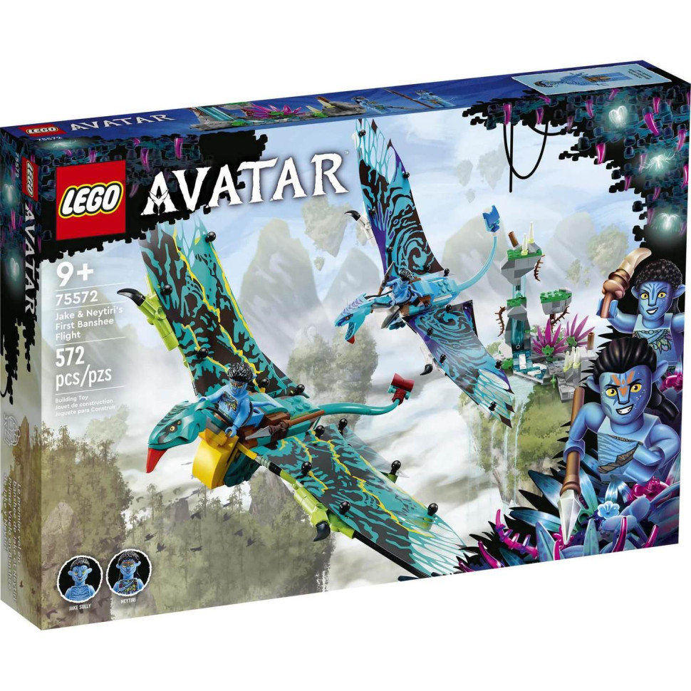 Конструктор LEGO Avatar Первый полет Джейка и Нейтири на Банши. 75572