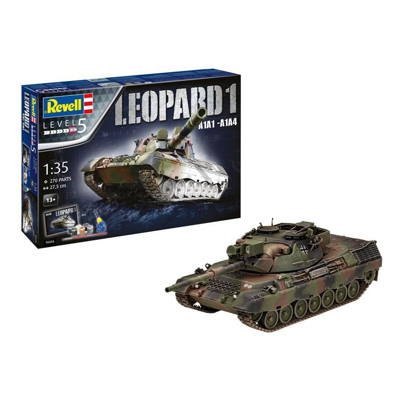Збірна модель-копія Танк Leopard 1 A1A1-A1A4 Revell RVL-05656 рівень 5 масштаб 1:35